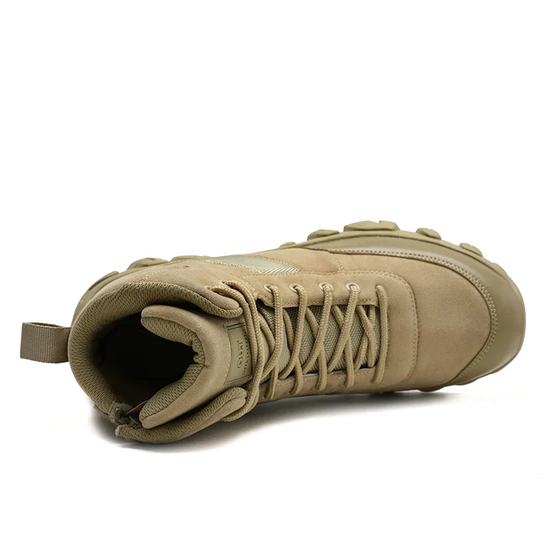 Billige Militärische Taktische Kampf Stiefel Männer Echtes Leder UNS Armee Jagd Trekking Camping Bergsteigen Winter Arbeit Schuhe Bot BTMOTTZ