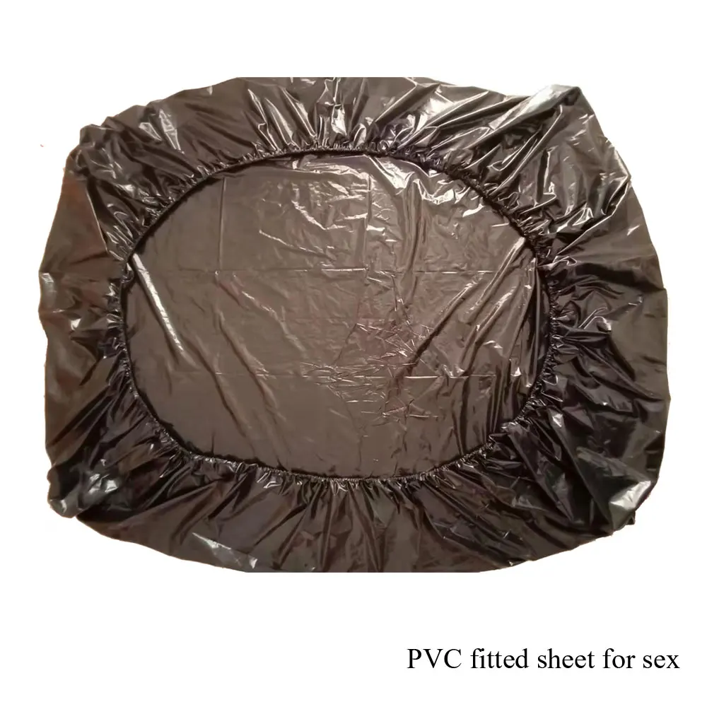 PVC fitted Sheet Plastic Adult Sex Bed Sheets Sexy Game Waterproof Hypoallergenic Mattress Cover Full Queen Bedding | - Цена: 5 605,04 руб.