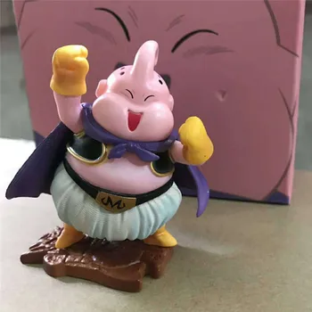 

4" Anime Dragon Ball Z Budokai Fat Majin Buu Decoration Holiday Gift PVC Action Figure Collectible Model Toy OPP 10CM A60