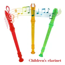 Рекордер прочный ABS восемь отверстий 3 цвета свисток практика детей кларнет флейта духовых раннего образования