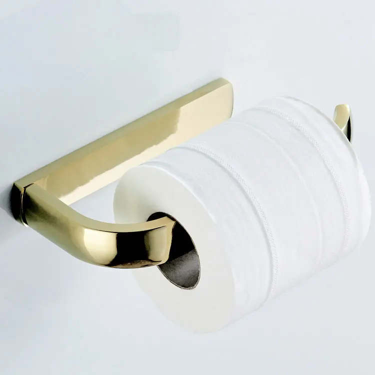 

John Obey Ware Zirconium Gold Holder Simple Copper Material Paper Roller Toilet Sanitary Ware Hardware Accessories Manufacturers