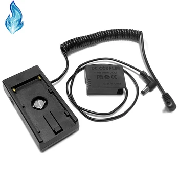 

7.2V / 12V NPF Battery Plate with Coiled DC Cable + DCC8 for Panasonic Lumix DMC FZ2500 FZ2000 FZ1000 FZ200 FZ300 G7