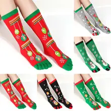 Calcetines de Navidad de hombres y mujeres nuevo otouno e invierno auno nuevo Papa Noel aerbol de Navidad bouho re