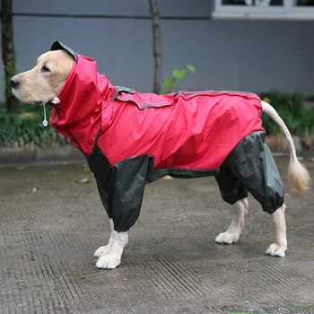 

Dog Waterproof Coat Dogs Rain Clothes Clothing Duck Raincoat Waterproof Warm Coat Dog Rain Large Cheap Dog Clothes CTE100E 2