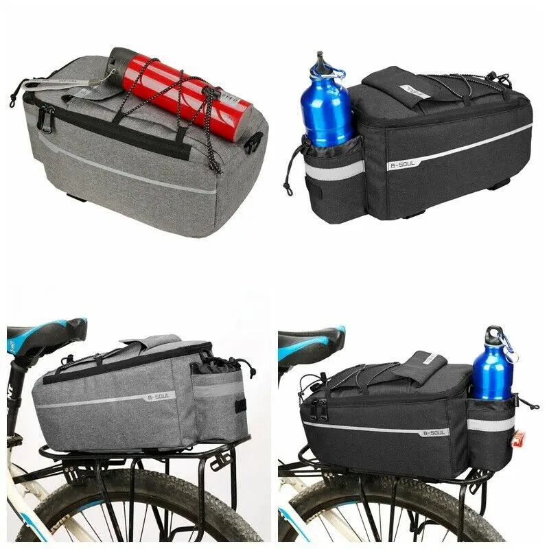 Waterproof Bicycle Bag Insulated Trunk Cooler Bag Cycling Bicycle Rear Rack Storage Luggage Bag