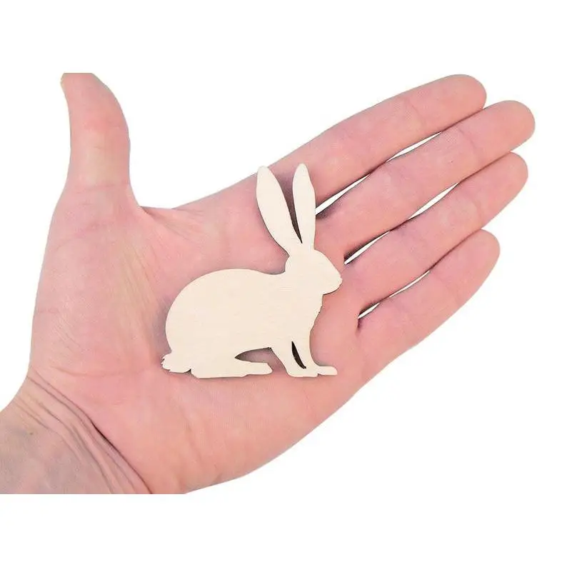 

Wooden Rabbit (7cm) Shape Art Projects Craft Decoration Embelishments Decoupage Ornament Craft Supply 0263
