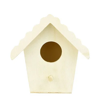 

Bird House Wooden Creative Bird House Nest DIY Wooden Bird House Decoration