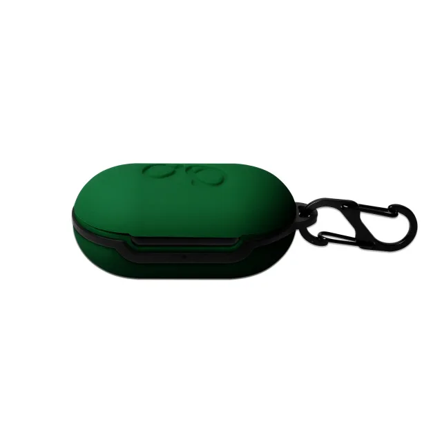 Green Tonbux Мягкий силиконовый чехол с крючком для samsung Galaxy кожух с надписью «buds» наушники гибкие спортивные противоударные царапины гарнитура сумка - Цвет: Green