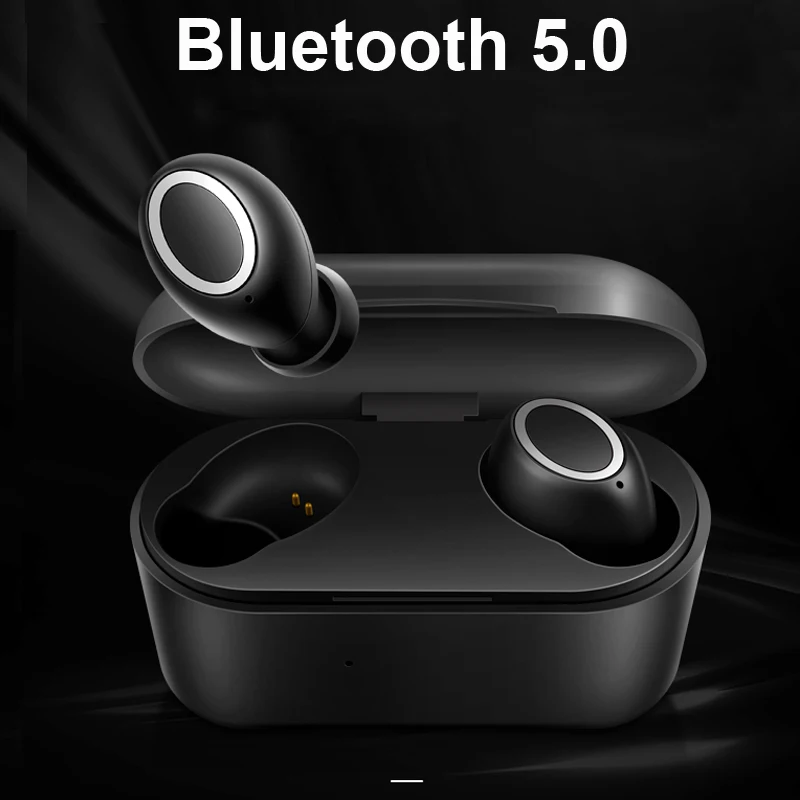3D стерео звук Bluetooth V5.0 наушники портативный TWS беспроводной сенсорный наушник с зарядным чехлом Спорт бас гарнитура Автоматическое включение/выключение