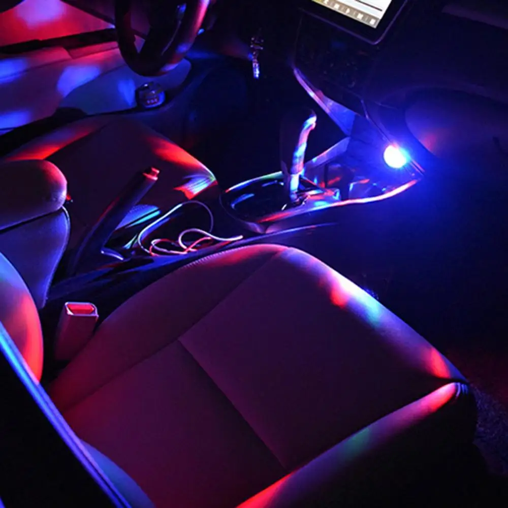 LED USB Mini Voice Activated Crystal Magic Ball Led Stage Disco Ball Projector Party Lights Flash DJ Lights