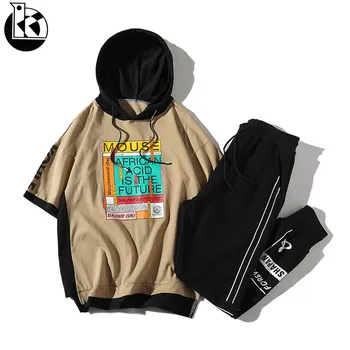 

2020 Summer New Men's Shorts Casual Suits Sportswear Mens Clothing Man Tracksuit Sets Pants Male sweatshirt Men Brand Clothing