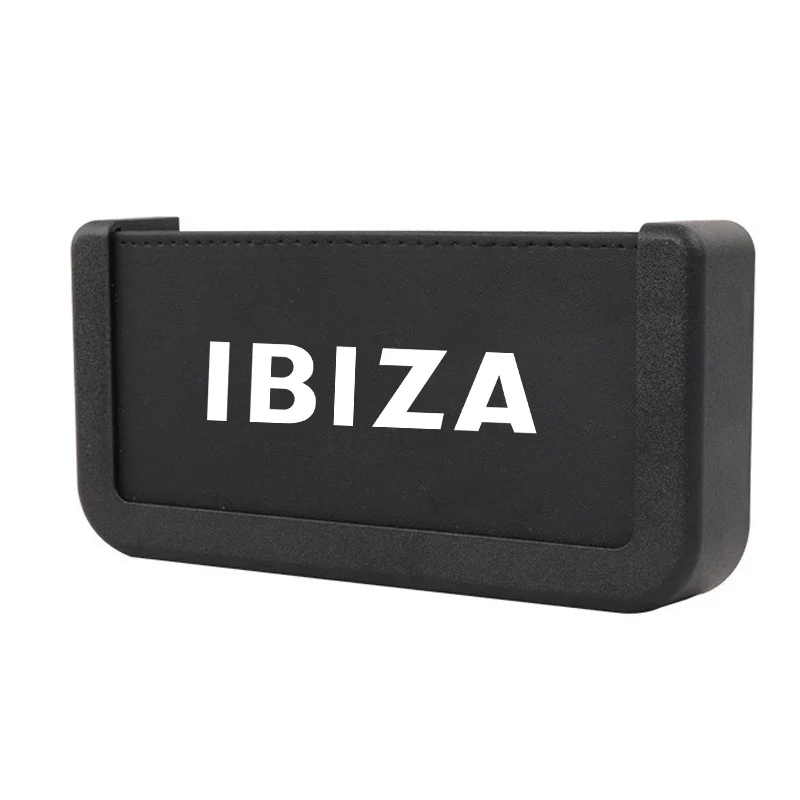 Автомобильный ящик для хранения сидений ibiza из искусственной кожи, подвесной ящик для мобильного телефона, коробки для хранения монет - Название цвета: 1PCS