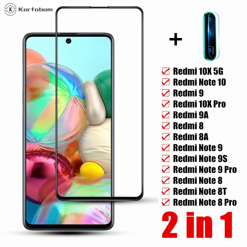 Закаленное стекло для Xiaomi Redmi Note 10 9 8 Pro 9S 8T защитная пленка экрана 9A 8A 10X зеркальная