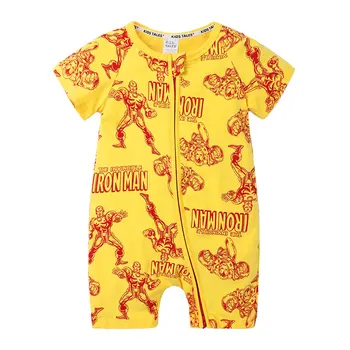 

3-24 Months Newborn Baby Clothes Cotton Short Sleeve Baby Rompers Cartoon Newborn Toddler Boys Girls Rompers Infant Outfit