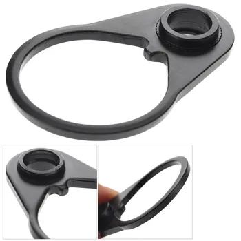 

30mm/10mm Hunting Ambidextrous Steel QD Quick Detach One Point End Plate Loop Sling Swivels Adapter Tactical Single Ring Mounts