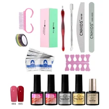 Полный маникюрный набор с лампой Гель-лак для ногтей набор Инструменты для маникюра Набор для ногтей 1 набор Гель-лак все для маникюра дизайн ногтей