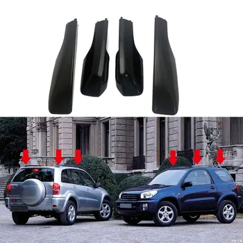 

4pcs/set Vehicle Accessories Waterproof Styling Replacement Powerful Car Roof Rack Cover ABS Exterior Parts For RAV4 2006-2012