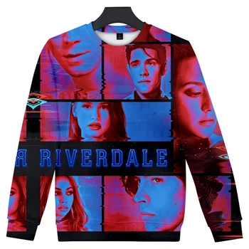 

Riverdale Colombia Round collar Sweatshirts cool popular loose sweatshirt Leisure 3D Print Novelty Top Luxury Harajuku