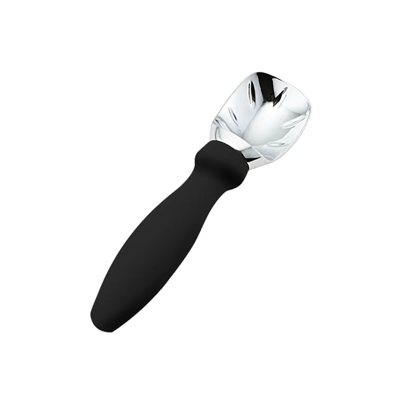  Spring Chef Ice Cream Scoop with Comfortable Handle, Black:  Home & Kitchen