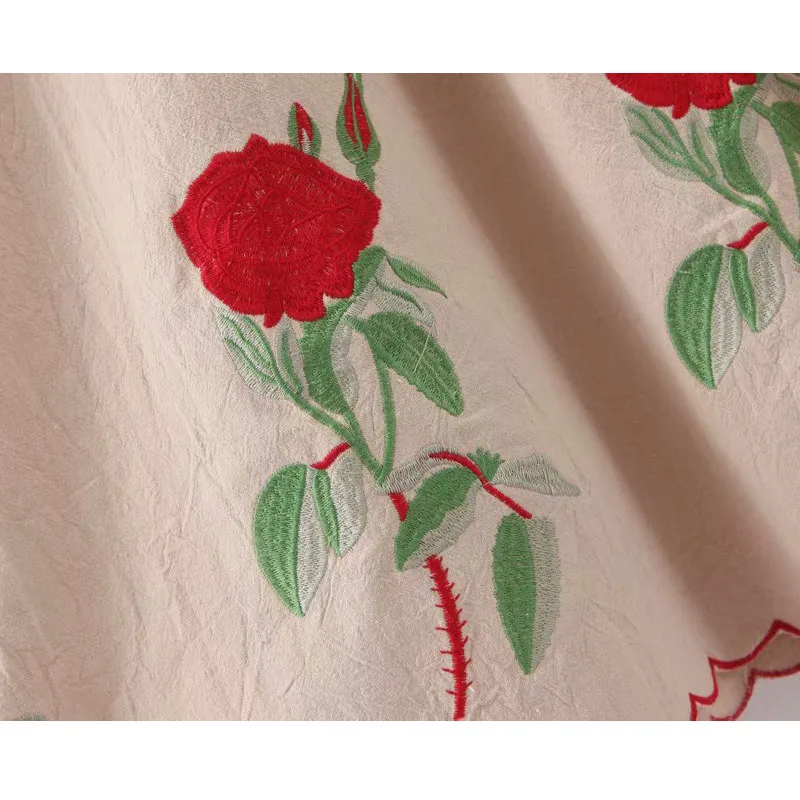 Ordifree летнее Boho женское Макси платье с коротким рукавом повседневное свободное винтажное цветочное длинное платье с вышивкой праздничная одежда