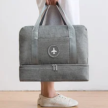 Водостойкая спортивная сумка с мокром отделением для хранения влажных и сухих разъемов передние карманы на молнии MUG88