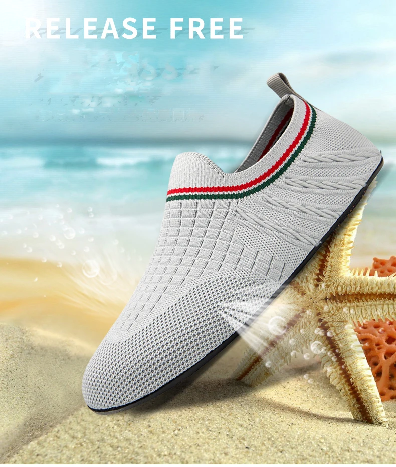 Description Picture 4 of itemUnisex Beach Water Shoes Quick-Drying Swimming Aqua Shoes Seaside Slippers Surf Upstream Light Sports Water Shoes Fitness Sneake