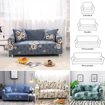 

Stretch Slipcovers Sectional Elastic Stretch Sofa Cover for 1/2/3/4-seater Living Room Couch Cover L shape Armchair Cover