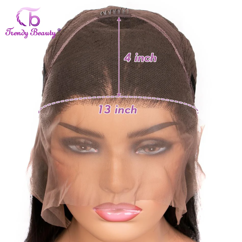 Onda de Água Frente do Laço Perucas de Cabelo Peruca de Cabelo Humano para Preto Brasileira Peruca Humano Arrancado 13*4 Pré 6 Apliques e perucas