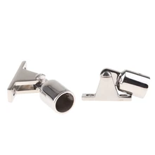 2 шт. лодка из нержавеющей стали Бимини Топ яхты аппаратные средства 22 мм палуба шарнир крепление