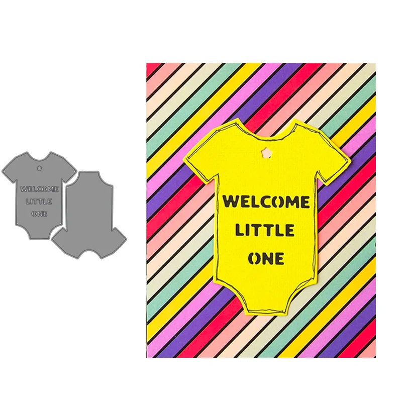 

JC Metal Cutting Dies Letter T-shirt Clothing DIY for Scrapbooking Handmade Paper Card Make Stencil Craft Mold Mould Model Decor