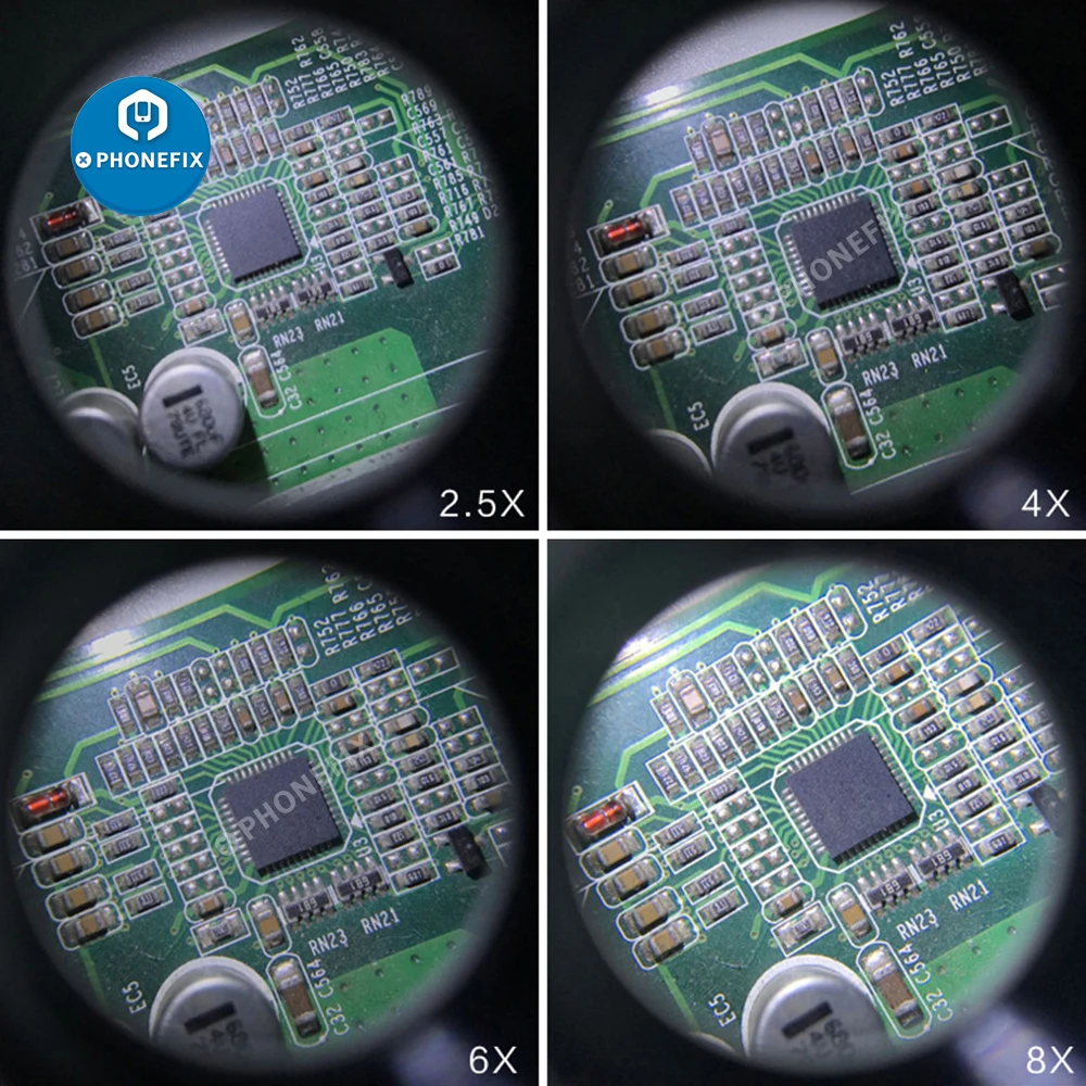 lupa binocular cabeça lupa mini microscópio para o reparo do relógio de jóias