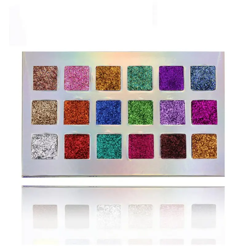 18-ColorGlitter тени для век Палитра Водонепроницаемый Алмазный макияж тени для век- MKXJ