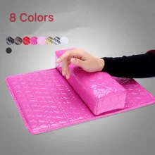 2 шт., мягкая Прямоугольная подушка для рук, подушка для нейл-арта, держатель для рук, УФ Гель-лак, уход за маникюром, подушка для рук, набор подушек для нейл-арта