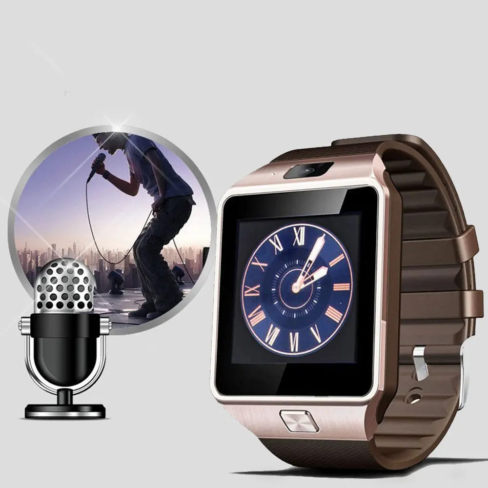 DZ09 Смарт-часы умные часы электронные мужские часы для iPhone samsung huawei Xiaomi Android мобильных телефонов Bluetooth SIM TF карты Камера