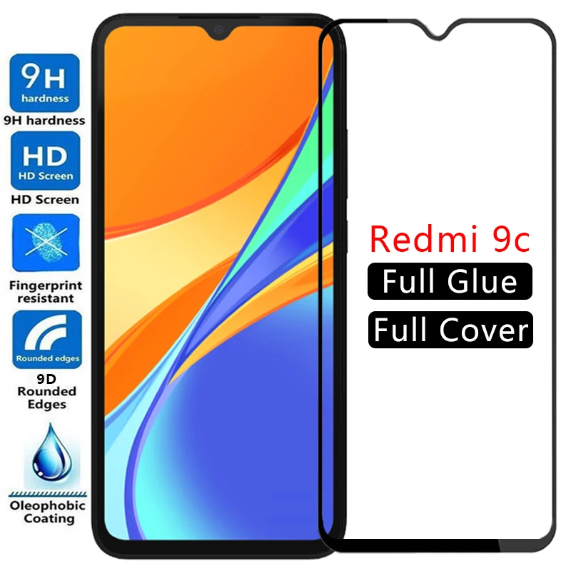9d protective tempered glass for xiaomi redmi 9c nfc screen protector on ksiomi readmi redmy remi 9 c c9 redmi9c redmy9c film 9h | Мобильные