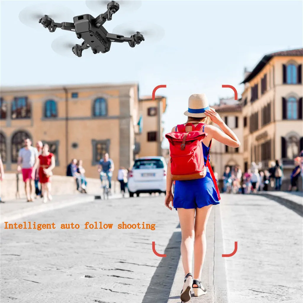Дрон R12 x pro 2,4G селфи Wi-Fi FPV с камерой HD 1080P бесщеточный Квадрокоптер складной 20 минут время полета RC удержание FPV Дрон