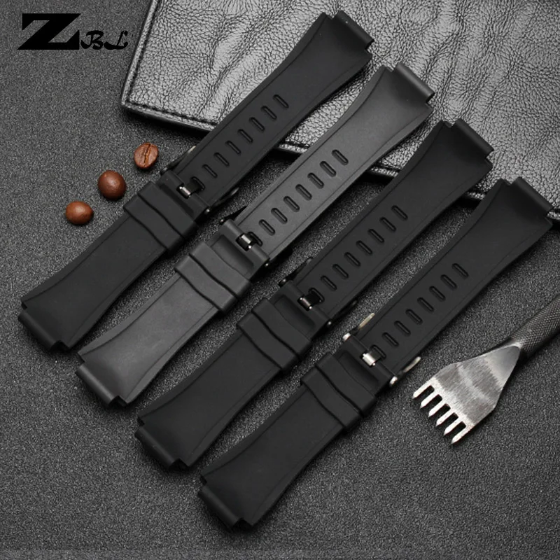 Силиконовый резиновый ремешок для часов timex ремешок T2N720 T2N721 TW2T76300 браслет водонепроницаемый ремешок выпуклый интерфейс 16 мм