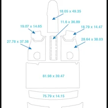 2006 Glastron GX205 плавающий шаг и коврик для кокпита лодка EVA Тиковый настил 1/" 6 мм