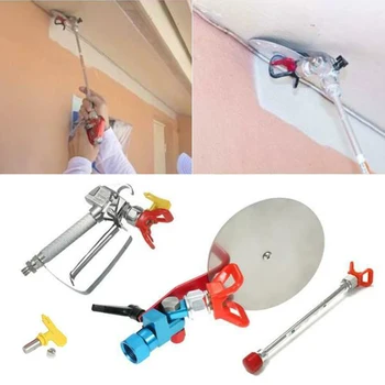 

Newly Sale Paint Spray Nozzle Universal Spray Guide Splash Proof Painting Tool I88 #1