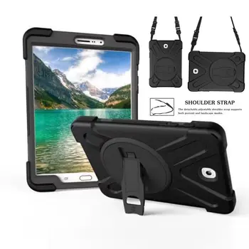 

Case For Samsung Galaxy Tab S2 8.0 T710 T713 T715 T719, Safe Shockproof Heavy Duty 360 Rotating Kickstand +Shoulder Strap