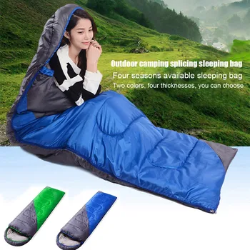 

Portable Envelope Ultralight Sleeping Bag Waterproof Warm Adult Camping Hiking Splice Sleeping Bag SMN88