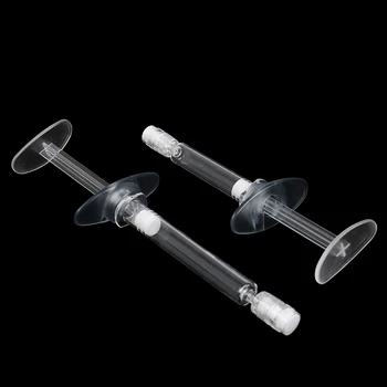 

2ml 3ml 10pcs Empty Cosmetic Syringe For Essence Airless Bottle Aircraft Wing Injection Syringe Shape Plastic Cosmetic Syringe