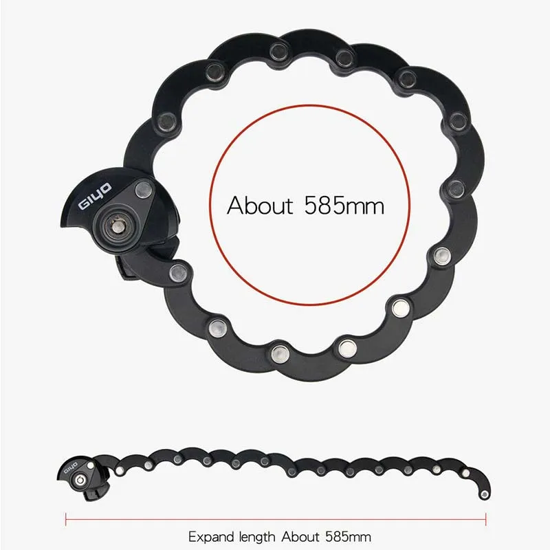 Folding Bicycle Lock Mounting Accessory Scooter Motorcycle Moped Anti-theft