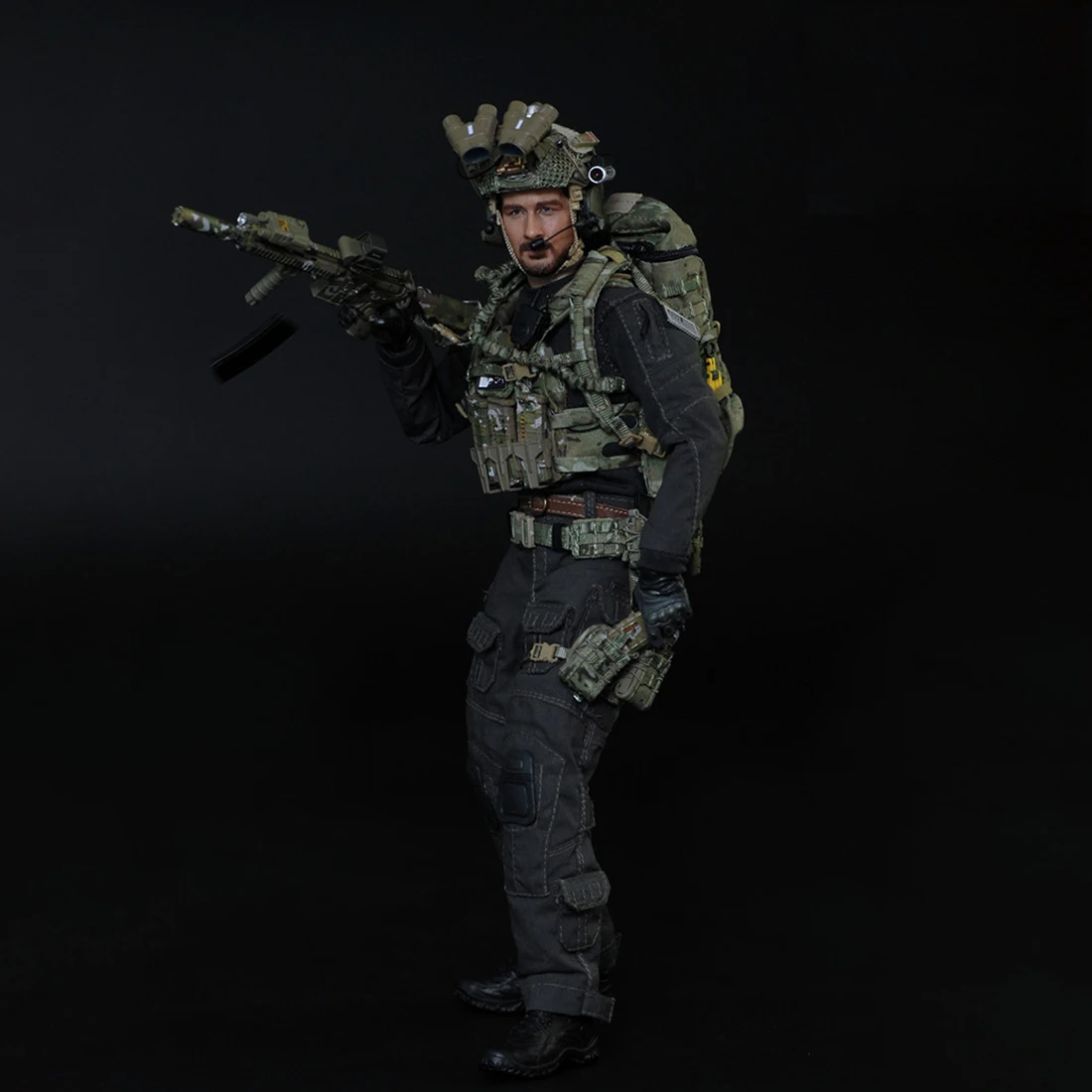1/6 30 см модель солдата Реалистичная голова скульптура DIY подвижные морские котики Военная фигура