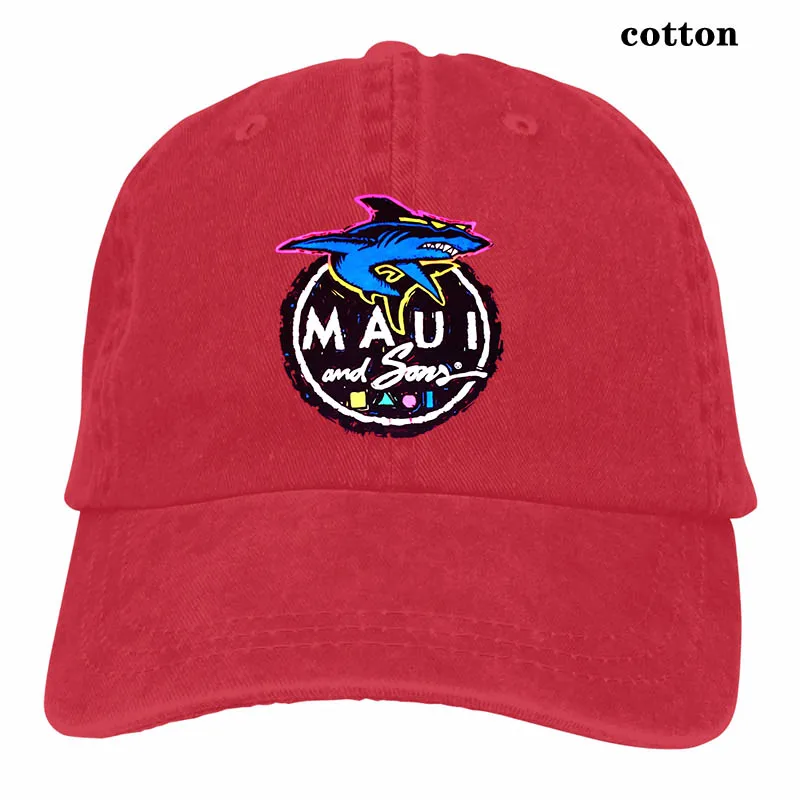 Maui and Sons Surfing Company Oversizeds фиолетовая Ретро бейсбольная кепка с большим логотипом для серфинга для мужчин и женщин, Кепка-Дальнобойщик, модная Регулируемая Кепка - Цвет: 3-Red