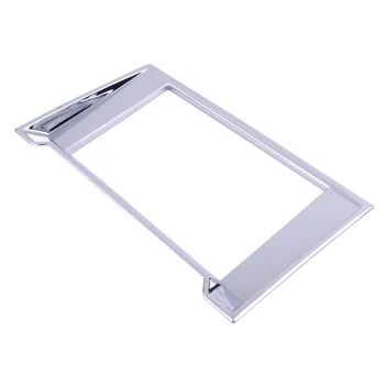 

ABS Chrome Interior GPS Radio Navigation Panel Cover Trim Frame Fit for Ford F150 2015 2016 2017 2018 2019