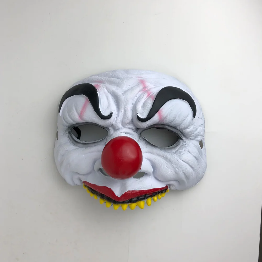 Карнавальная маска Косплэй Смешной клоун Вечерние Маски на пол-лица бутафория для маскарада, Хэллоуина