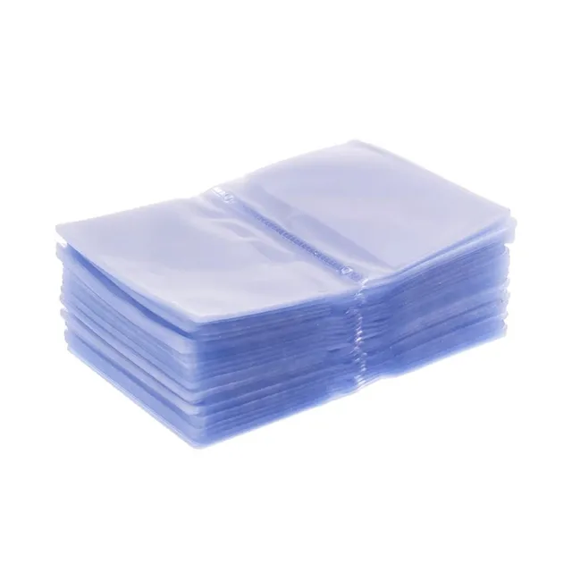 Semi Transparent Card Holder Inside Bag PVC Waterproof Folded ID Credit Bank Name Business Card Pockets Inner Pages Office Suppl 4