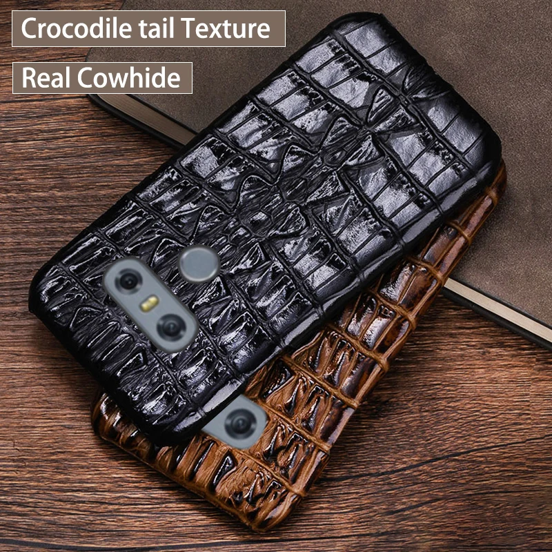 Чехол для телефона для LG G6 G7 G8s ThinQ G3 G4 G5 V10 V20 V30s V40 V50 Thinq Q6 Q7 Q8 K50 K4 K8 K10 из воловьей кожи Хвостовая крышка