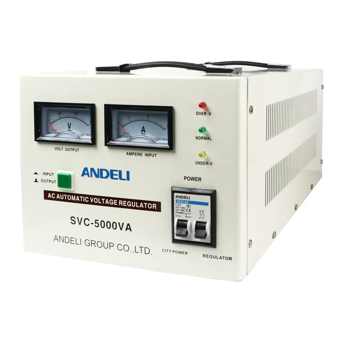 

electric voltage stabilizer SVC-5000VA 5KW ANDELI